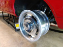Rear wheel hubcap