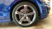 Audi wheel closeup