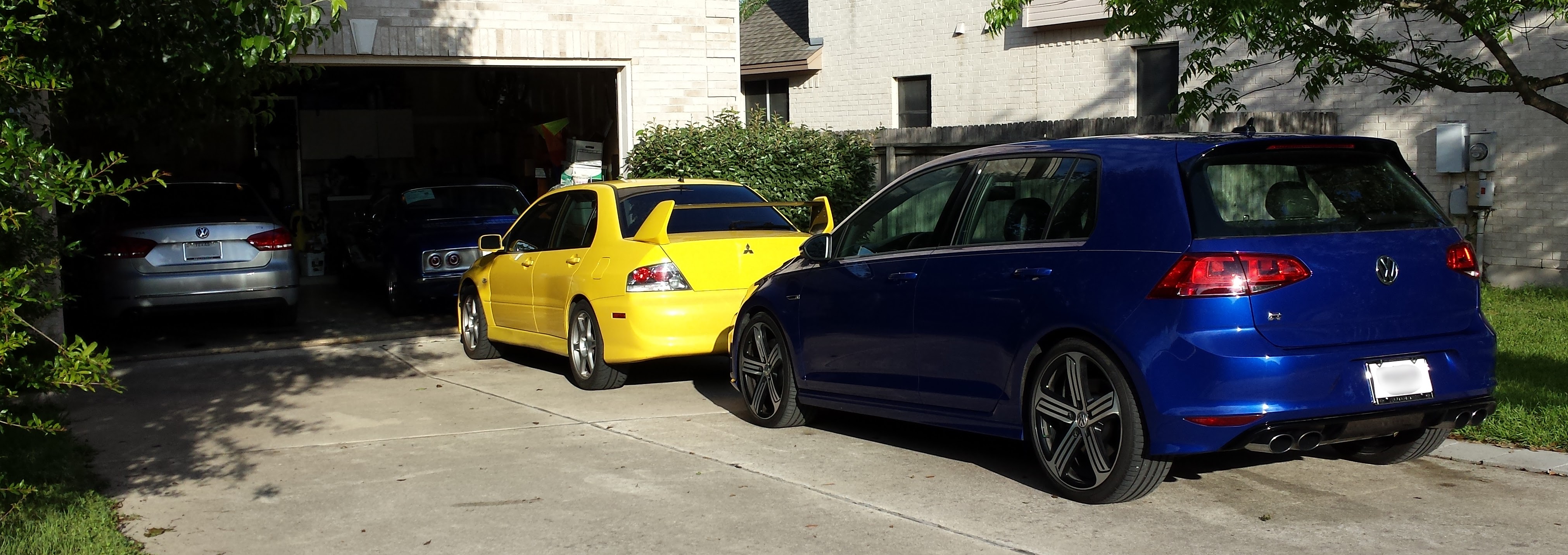 The Fleet, right
    after the Golf R arrived