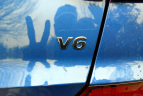 “V6” badge