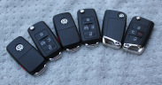 Many VW key fobs